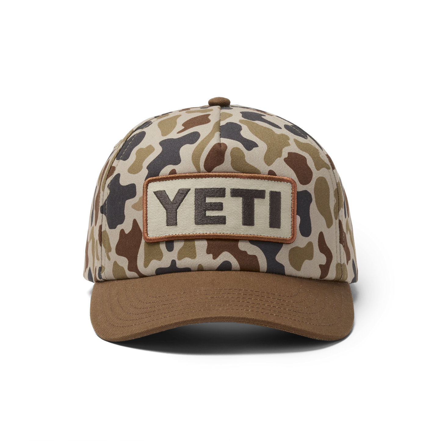 YETI® Wetlands Camo Logo Badge Mid Pro フラットブリム キャップ