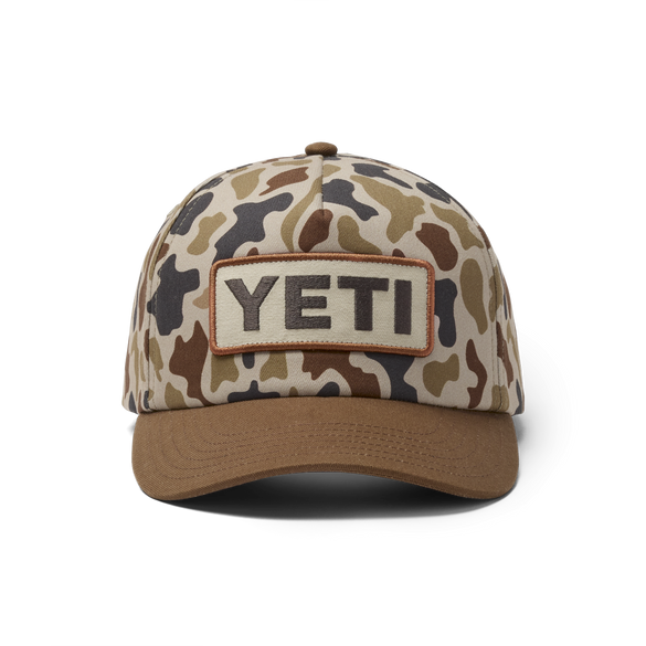 YETI® Wetlands Camo Logo Badge Mid Pro フラットブリム キャップ