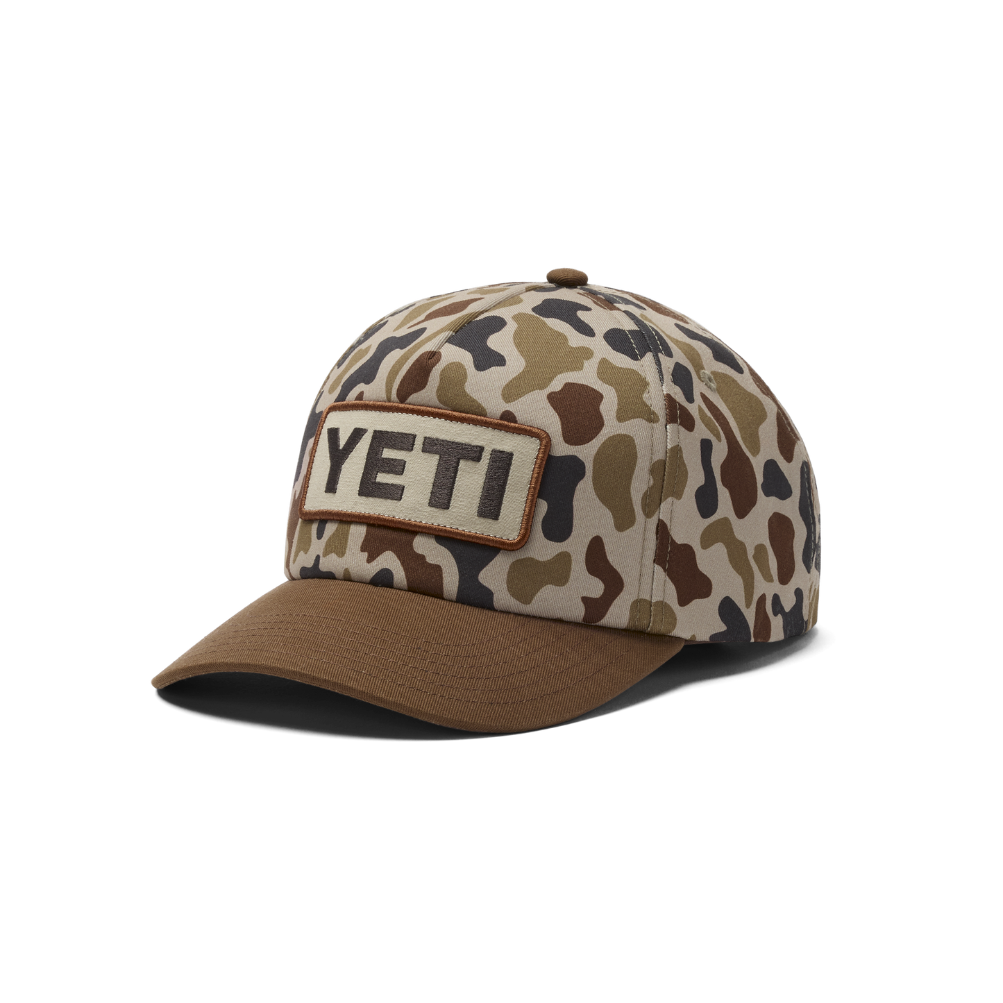 YETI® Wetlands Camo Logo Badge Mid Pro フラットブリム キャップ