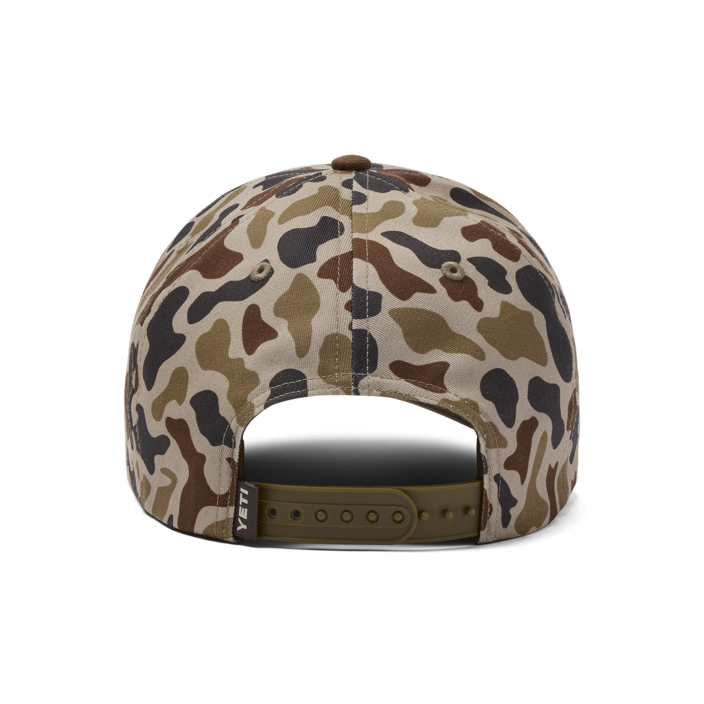 YETI® Wetlands Camo Logo Badge Mid Pro フラットブリム キャップ