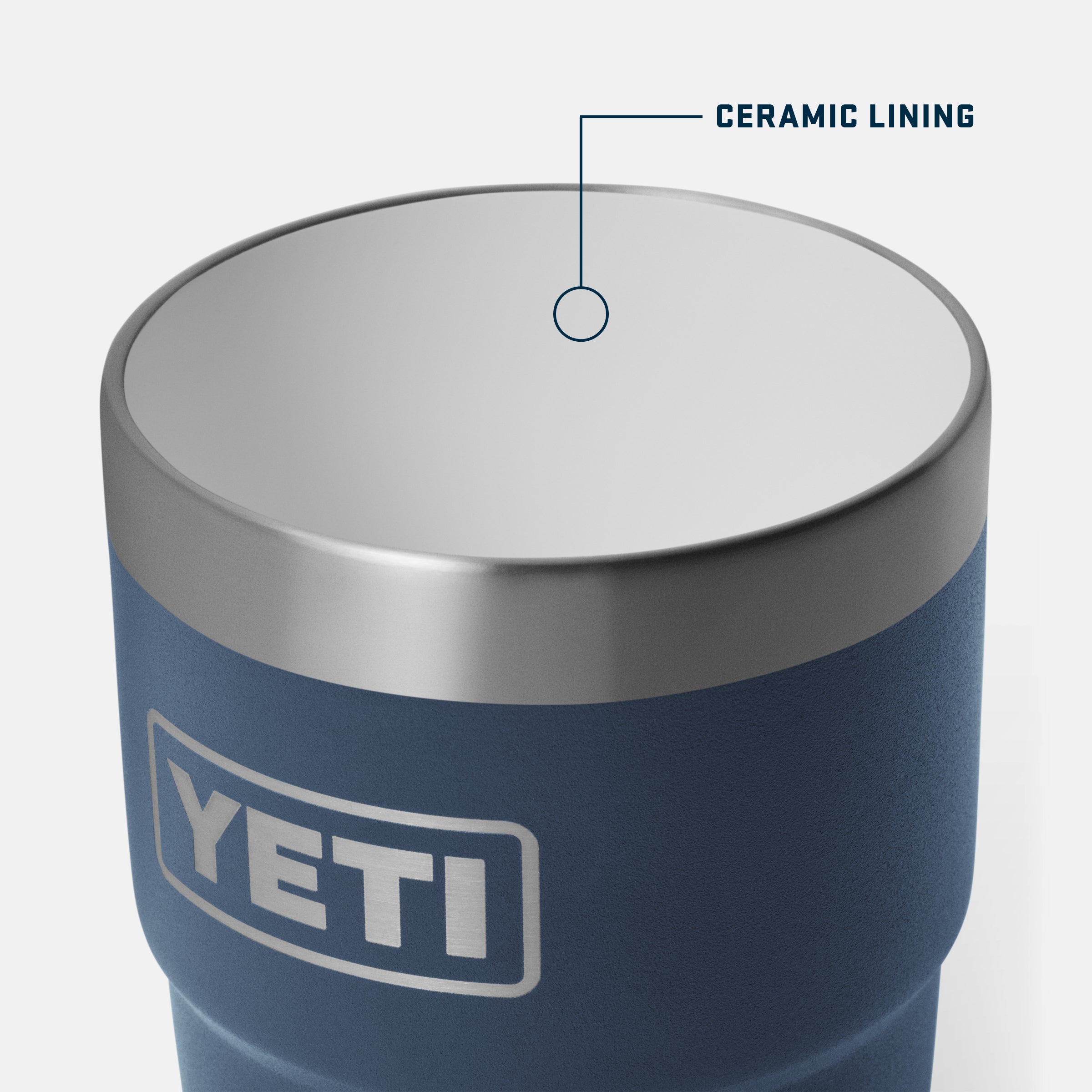YETI Rambler® 8 oz (236 ml) Stackable Cup Ceramic Tropical Pink