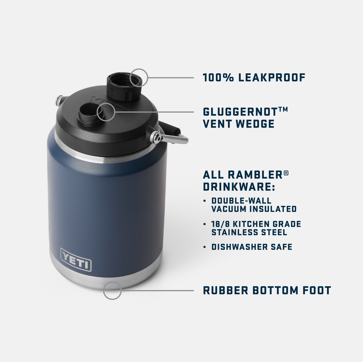 Rambler®ハーフガロン（1.8L）ジャグ