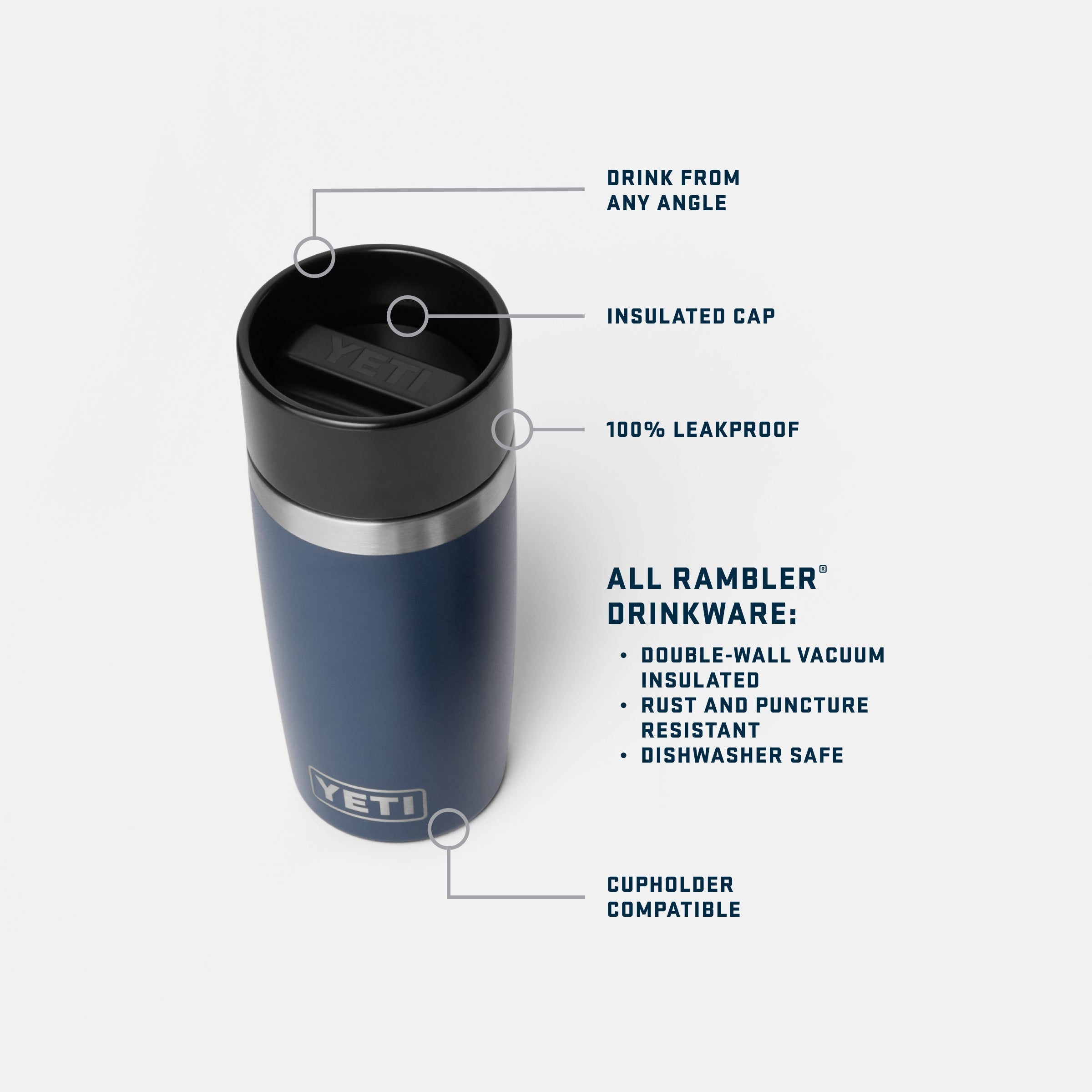 YETI Rambler® 12oz（355mL）トラベルボトル – YETIジャパン合同会社