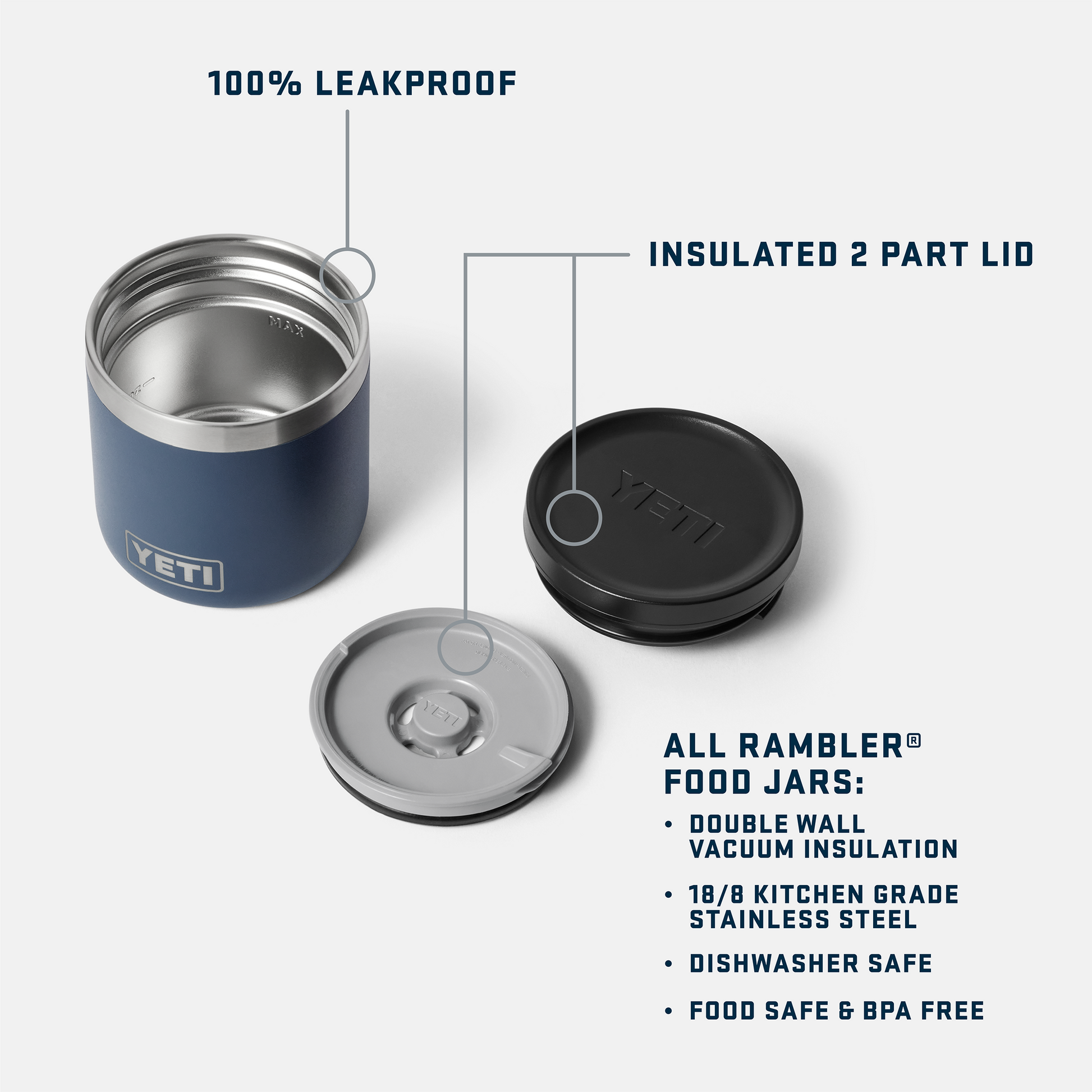 YETI Rambler® 8oz(237mL)断熱フードジャー – YETIジャパン合同会社 YETI Rambler® 8oz(237mL)断熱フードジャー – YETIジャパン合同会社