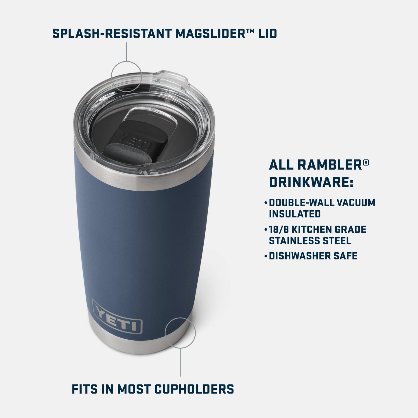 Rambler® 20oz（591mL）タンブラー