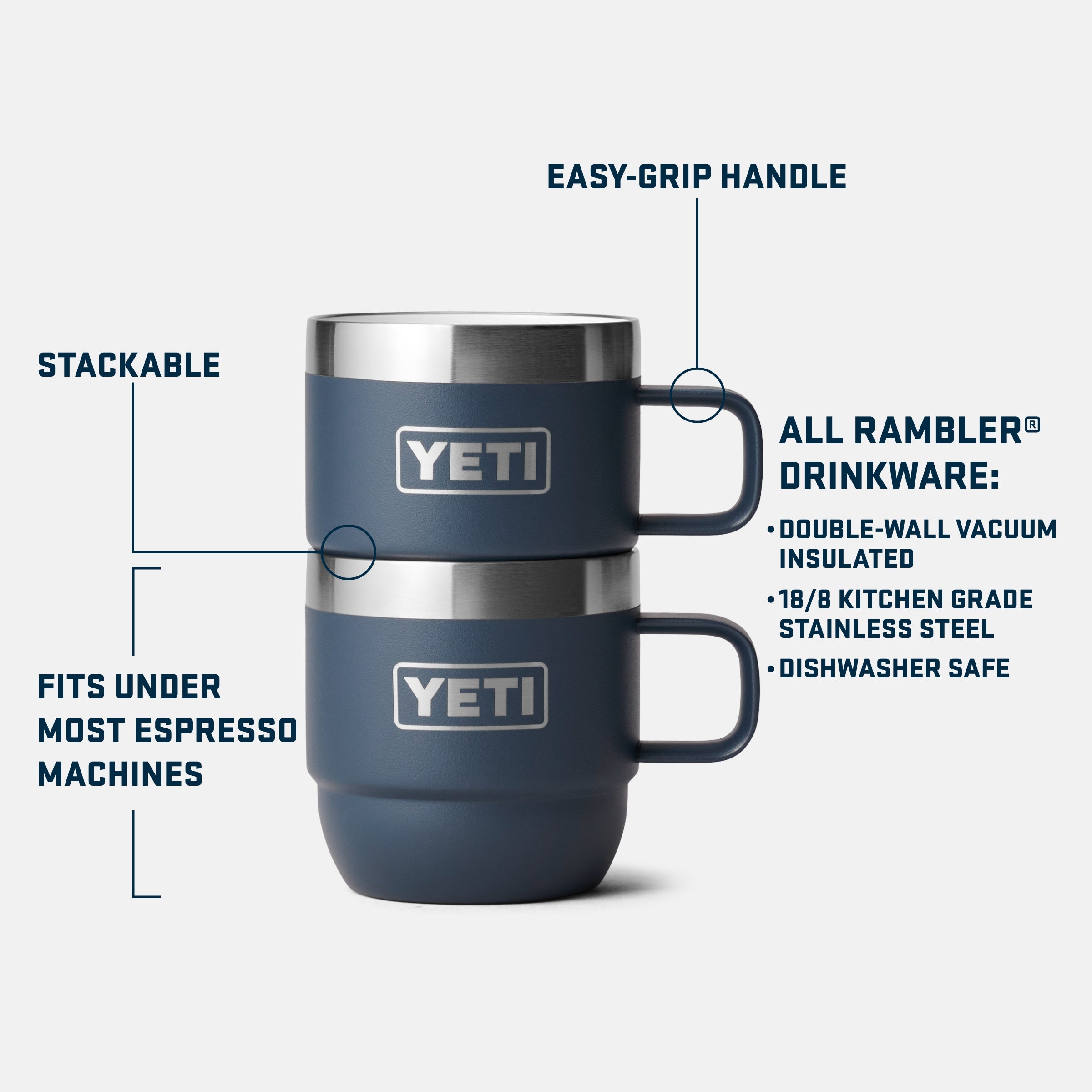 YETI Rambler® 6oz（177mL）スタッカブルマグ – YETIジャパン合同会社