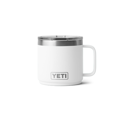 未使用　YETI Rambler 14oz Mug ホワイト YETI Rambler® 14 oz (414 ml) Stackable Mug Tropical Pink – YETI