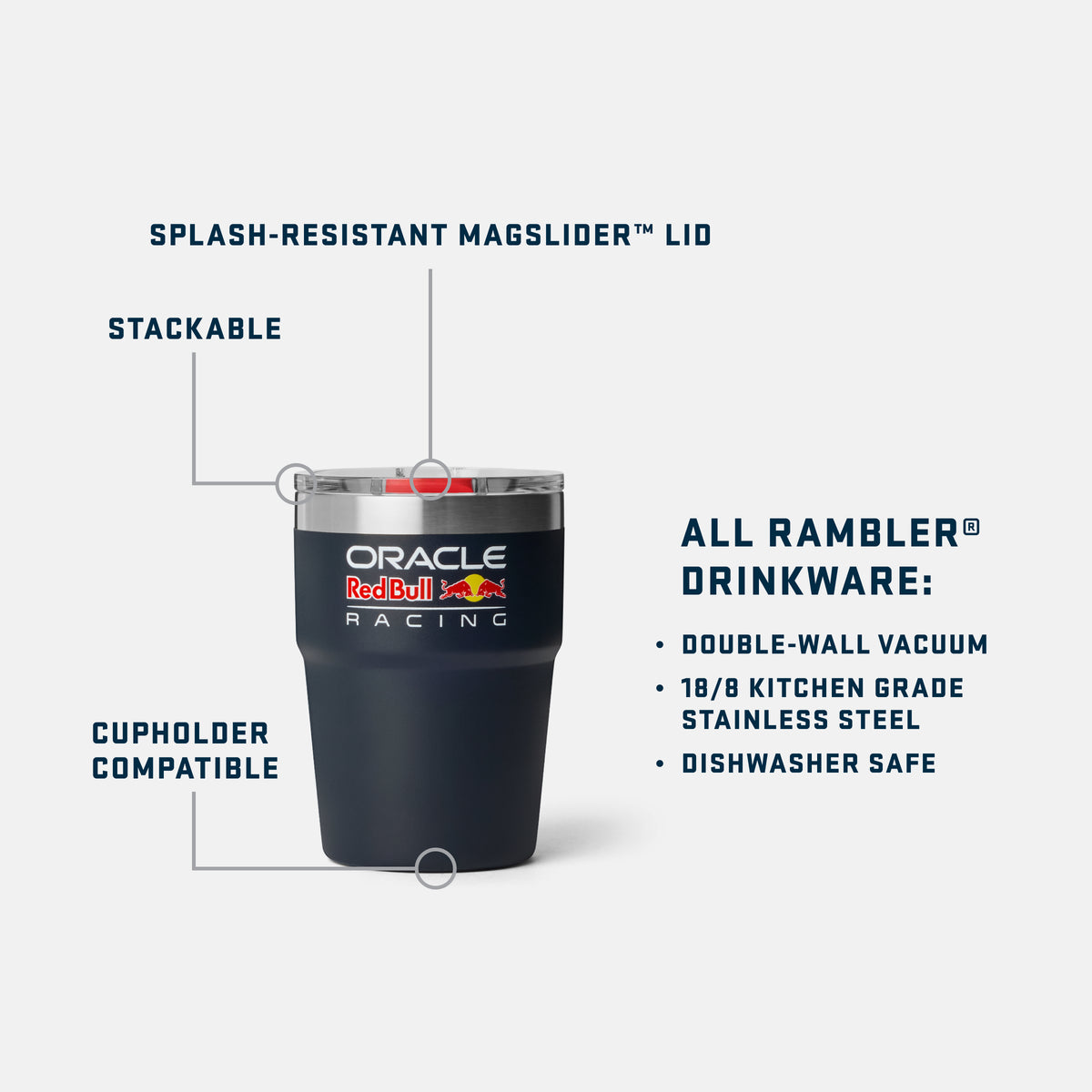 Rambler® 16 oz (473 ml) スタッカブルカップ