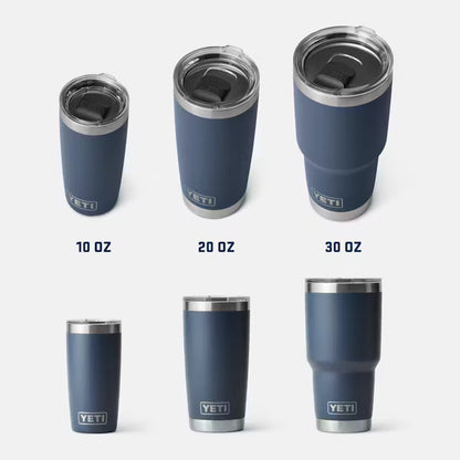 YETI tumblers in various sizes on a white background