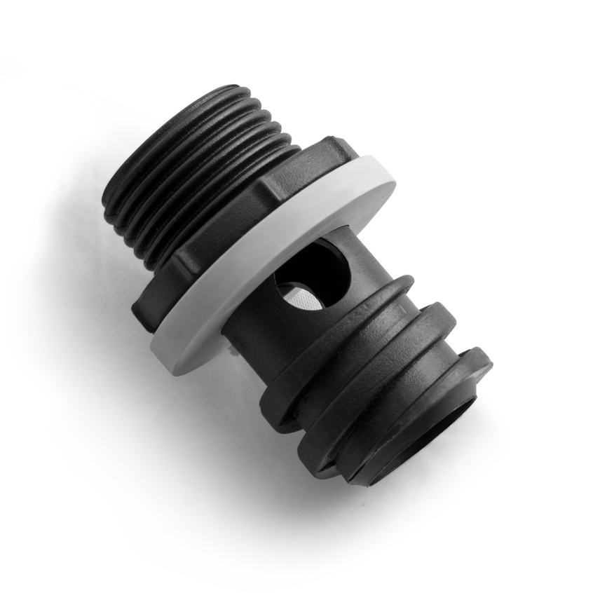 YETI Drain Plug Hose Connection Black